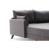 Kutna garnitura, Antracit, Bella Corner Sofa Left - Anthracite