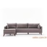 Kutna garnitura, Smeđa, Bella Corner Sofa Left - Brown