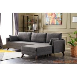 Kutna garnitura, Antracit, Bella Corner Sofa Right - Anthracite