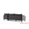 Kutna garnitura, Antracit, Bella Corner Sofa Right - Anthracite