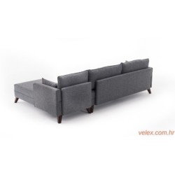 Kutna garnitura, Sivo, Bella Corner Sofa Right 1