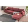 Kutna garnitura, Bordo crvena, Bella Corner Sofa Right 1 - Claret Red