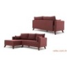 Kutna garnitura na razvlačenje, Bordo crvena, Bella Corner Sofa Left 2 - Claret Red