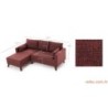 Kutna garnitura na razvlačenje, Bordo crvena, Bella Corner Sofa Left 2 - Claret Red