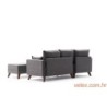 Kutna garnitura na razvlačenje, Antracit, Bella Mini Corner Sofa Left - Anthracite