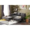 Kutna garnitura na razvlačenje, Antracit, Bella Mini Corner Sofa Right - Anthracite