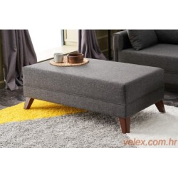 Kutna garnitura na razvlačenje, Antracit, Bella Mini Corner Sofa Right - Anthracite