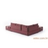 Kutna garnitura na razvlačenje, Bordo crvena, Fly Corner Sofa Bed Left - Claret Red