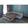 Kutna garnitura na razvlačenje, Svijetlo plava, Manama Corner Sofa Bed Left - Light Blue