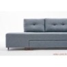 Kutna garnitura na razvlačenje, Svijetlo plava, Manama Corner Sofa Bed Left - Light Blue