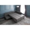 Kutna garnitura na razvlačenje, Antracit, Manama Corner Sofa Bed Right - Anthracite