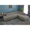 Kutna garnitura na razvlačenje, Krem, Manama Corner Sofa Bed Right - Cream