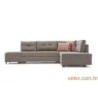 Kutna garnitura na razvlačenje, Krem, Manama Corner Sofa Bed Right - Cream