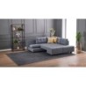 Kutna garnitura na razvlačenje, Sivo, Manama Corner Sofa Bed Right - Grey