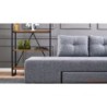 Kutna garnitura na razvlačenje, Sivo, Manama Corner Sofa Bed Right - Grey