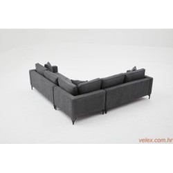 Kutna garnitura, Antracit Crno, Berlin - Anthracite, Black