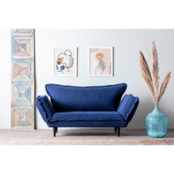 Dvosjed na razvlačenje, Mornarsko plava, Vino Daybed - Navy Blue \GR125\01