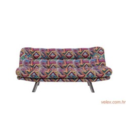 Trosjed na razvlačenje, Višebojno, Misa Small Sofabed - Patchwork