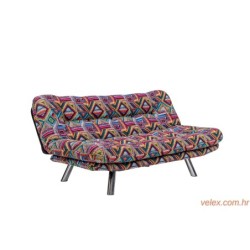 Trosjed na razvlačenje, Višebojno, Misa Small Sofabed - Patchwork