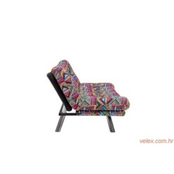 Trosjed na razvlačenje, Višebojno, Misa Small Sofabed - Patchwork