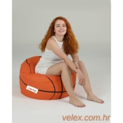 Vreća za sjedenje, Basketball Kids Pouf - Tile Red