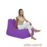 Vreća za sjedenje, Trendy Comfort Bed Pouf - Purple