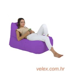 Vreća za sjedenje, Trendy Comfort Bed Pouf - Purple