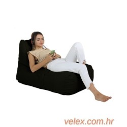 Vreća za sjedenje, Trendy Comfort Bed Pouf - Black