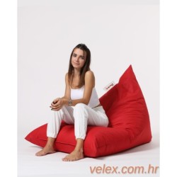 Vreća za sjedenje, Pyramid Big Bed Pouf - Red