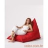 Vreća za sjedenje, Pyramid Big Bed Pouf - Red