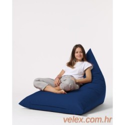 Vreća za sjedenje, Pyramid Big Bed Pouf - Dark Blue