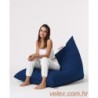 Vreća za sjedenje, Pyramid Big Bed Pouf - Dark Blue