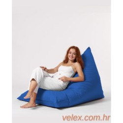 Vreća za sjedenje, Pyramid Big Bed Pouf - Blue