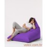 Vreća za sjedenje, Pyramid Big Bed Pouf - Purple