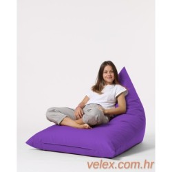 Vreća za sjedenje, Pyramid Big Bed Pouf - Purple