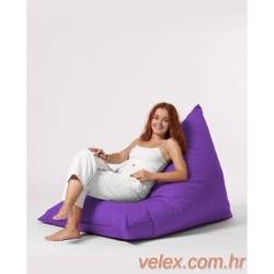 Vreća za sjedenje, Pyramid Big Bed Pouf - Purple