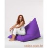 Vreća za sjedenje, Pyramid Big Bed Pouf - Purple