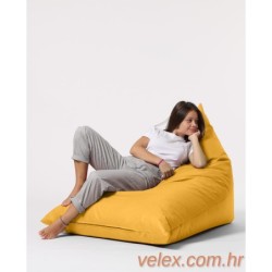 Vreća za sjedenje, Pyramid Big Bed Pouf - Yellow