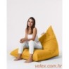 Vreća za sjedenje, Pyramid Big Bed Pouf - Yellow