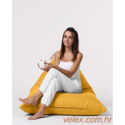 Vreća za sjedenje, Pyramid Big Bed Pouf - Yellow