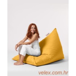 Vreća za sjedenje, Pyramid Big Bed Pouf - Yellow