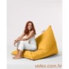 Vreća za sjedenje, Pyramid Big Bed Pouf - Yellow