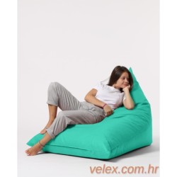 Vreća za sjedenje, Pyramid Big Bed Pouf - Turquoise