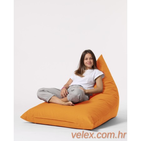 Vreća za sjedenje, Pyramid Big Bed Pouf - Orange