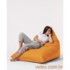 Vreća za sjedenje, Pyramid Big Bed Pouf - Orange