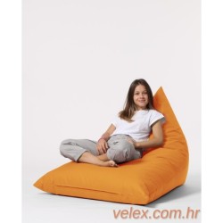 Vreća za sjedenje, Pyramid Big Bed Pouf - Orange