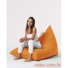 Vreća za sjedenje, Pyramid Big Bed Pouf - Orange