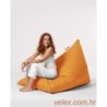 Vreća za sjedenje, Pyramid Big Bed Pouf - Orange