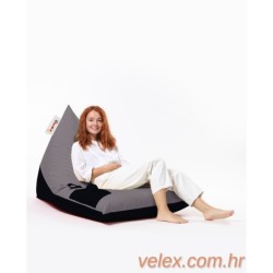 Vreća za sjedenje, Pyramid Large Double Color Bed Pouf - Fume