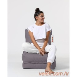 Vreća za sjedenje, Siesta Sofa Bed Pouf - Fume